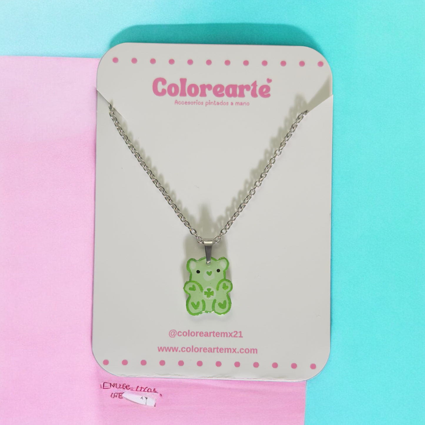 Collar - Osito verde