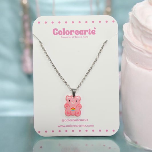 Collar - Osito rosa