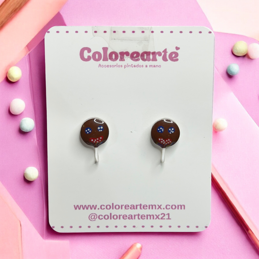Aretes cortos - Paleta payaso