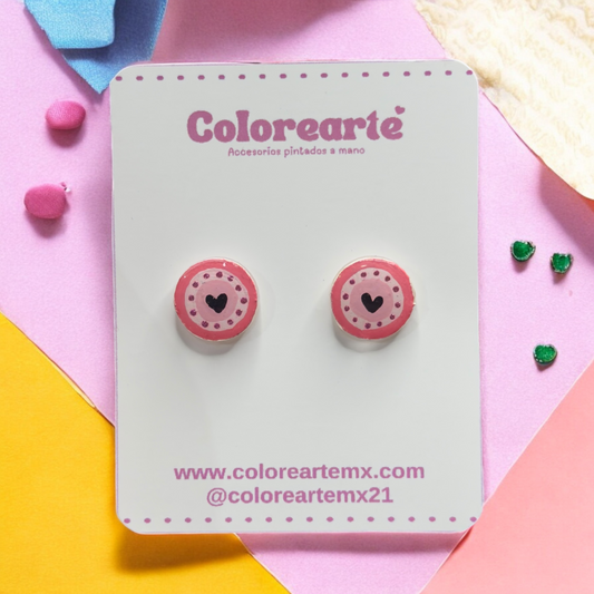 Aretes cortos - Amor y amistad