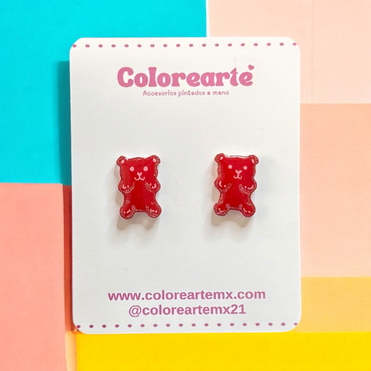 Aretes cortos - Gomita