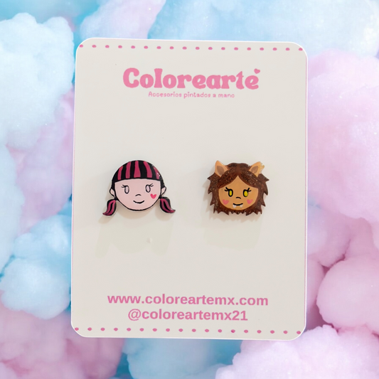 Aretes cortos - Dúo 1