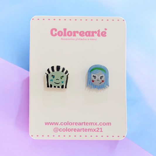 Aretes cortos - Dúo 2