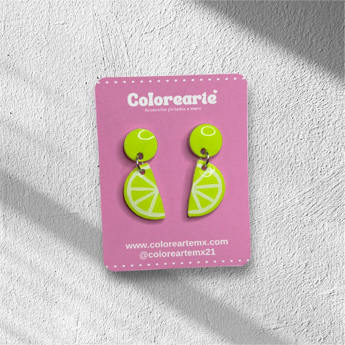 Aretes largos - Limonada